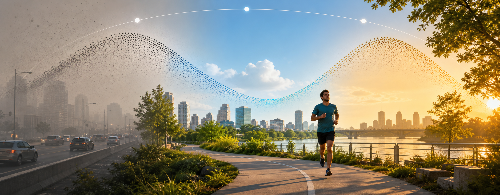 Timing Outdoor Workouts Around Daily Pollutant Cycles